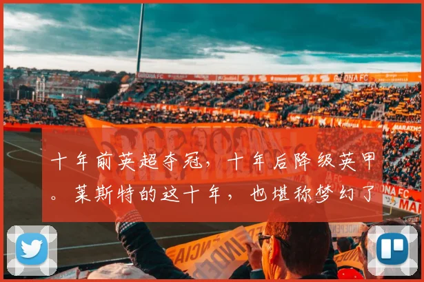 十年前英超夺冠，十年后降级英甲。莱斯特的这十年，也堪称梦幻了