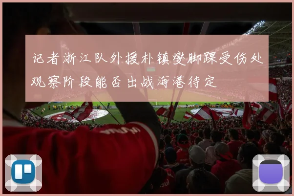 记者浙江队外援朴镇燮脚踝受伤处观察阶段能否出战海港待定